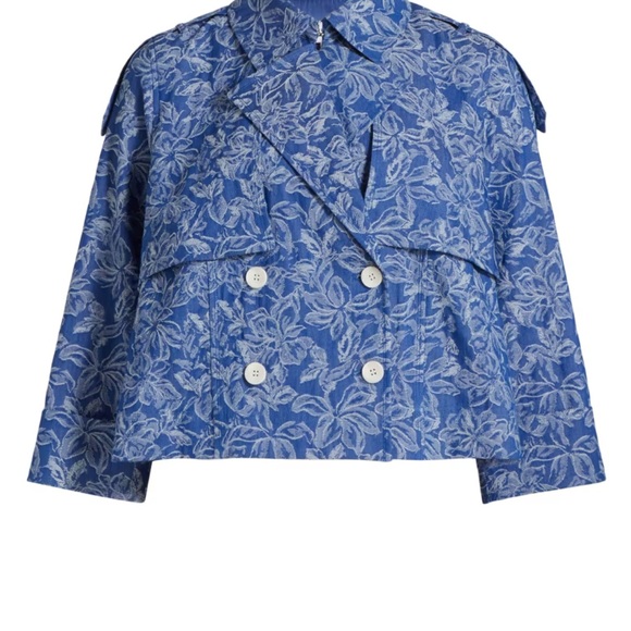 NWT Derek Lam 10 Crosby Elijah Cropped
Trench Jacket Small - Picture 7 of 13